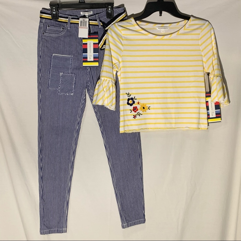 NWT Girls Nowadays Set | Size: Top-Large Bottom-12